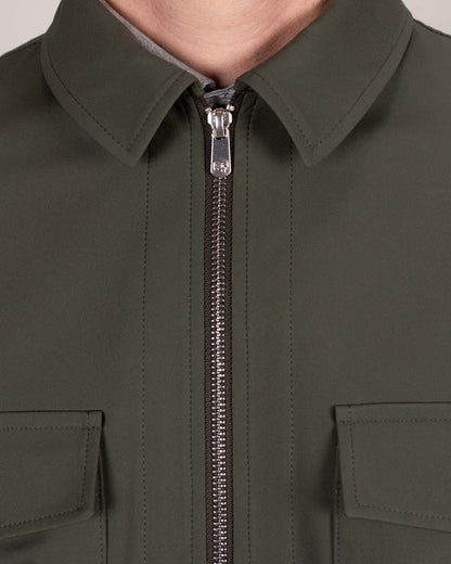 pescarolo jersey tech zip jacket