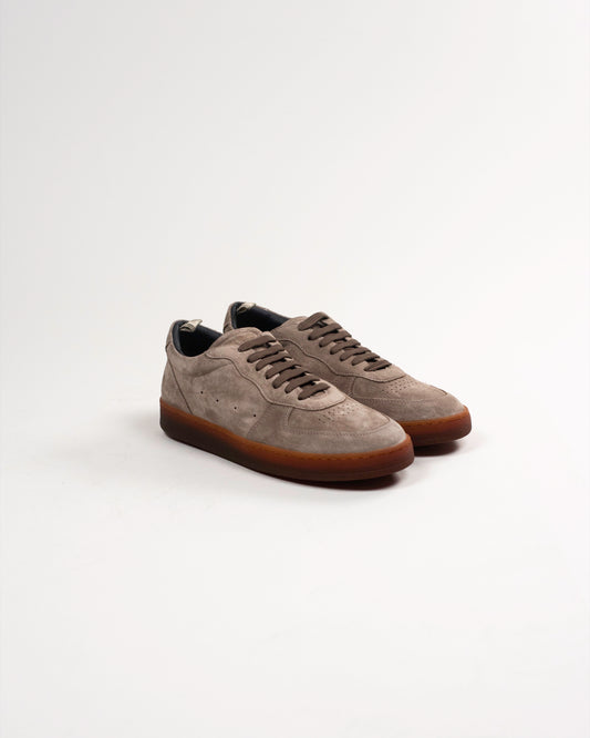 officine creative asset suede sneaker