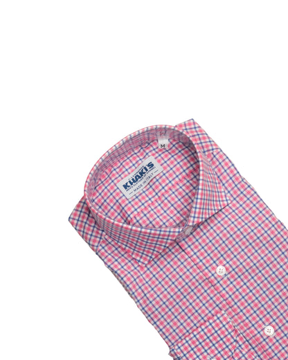 khakis brand mini check shirt