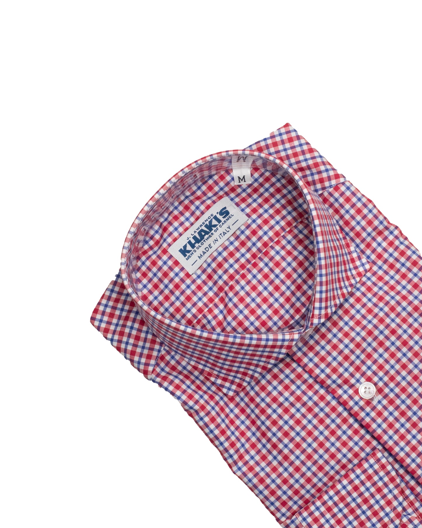 khakis brand mini check shirt