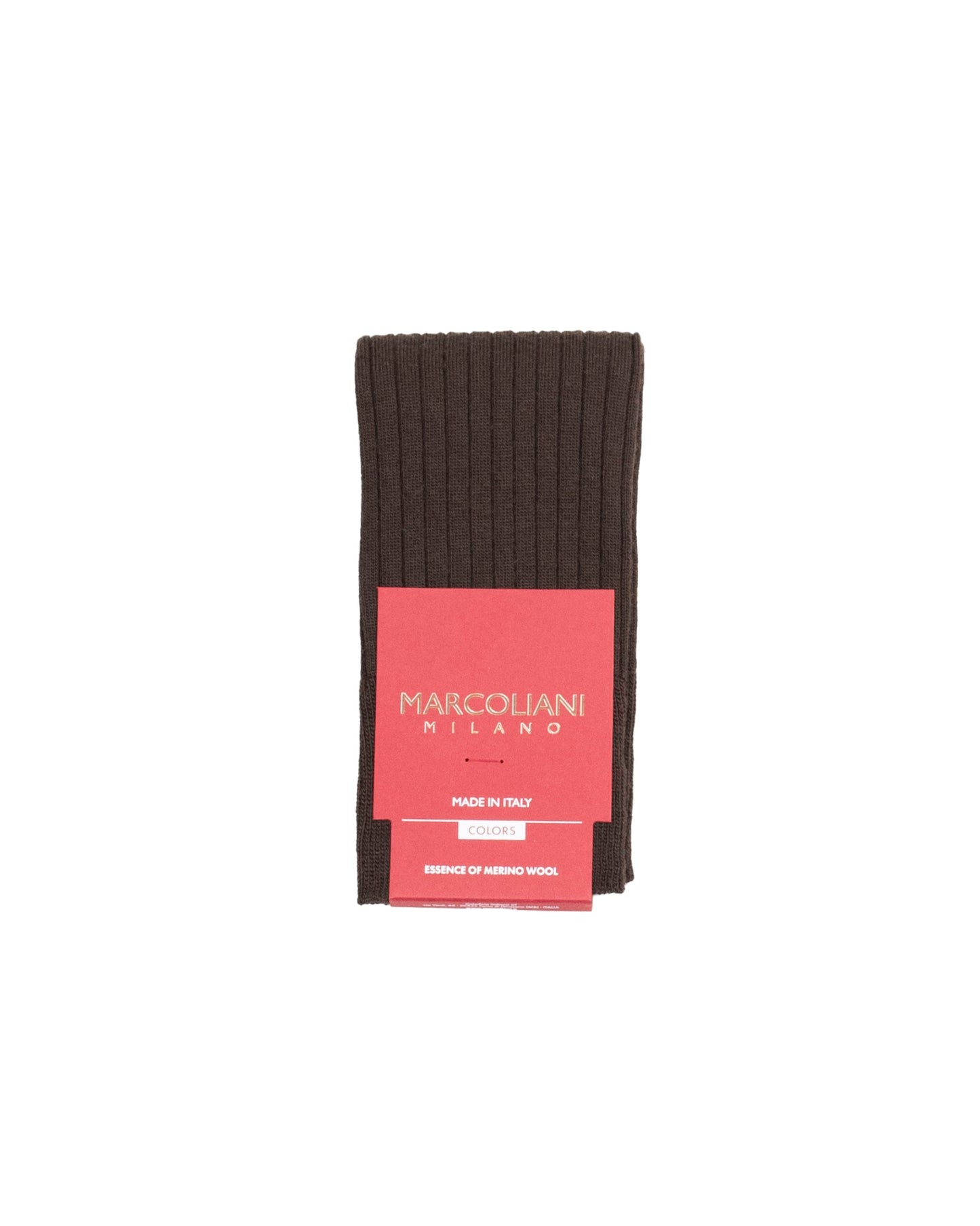 marcoliani milano ribbed wool sock