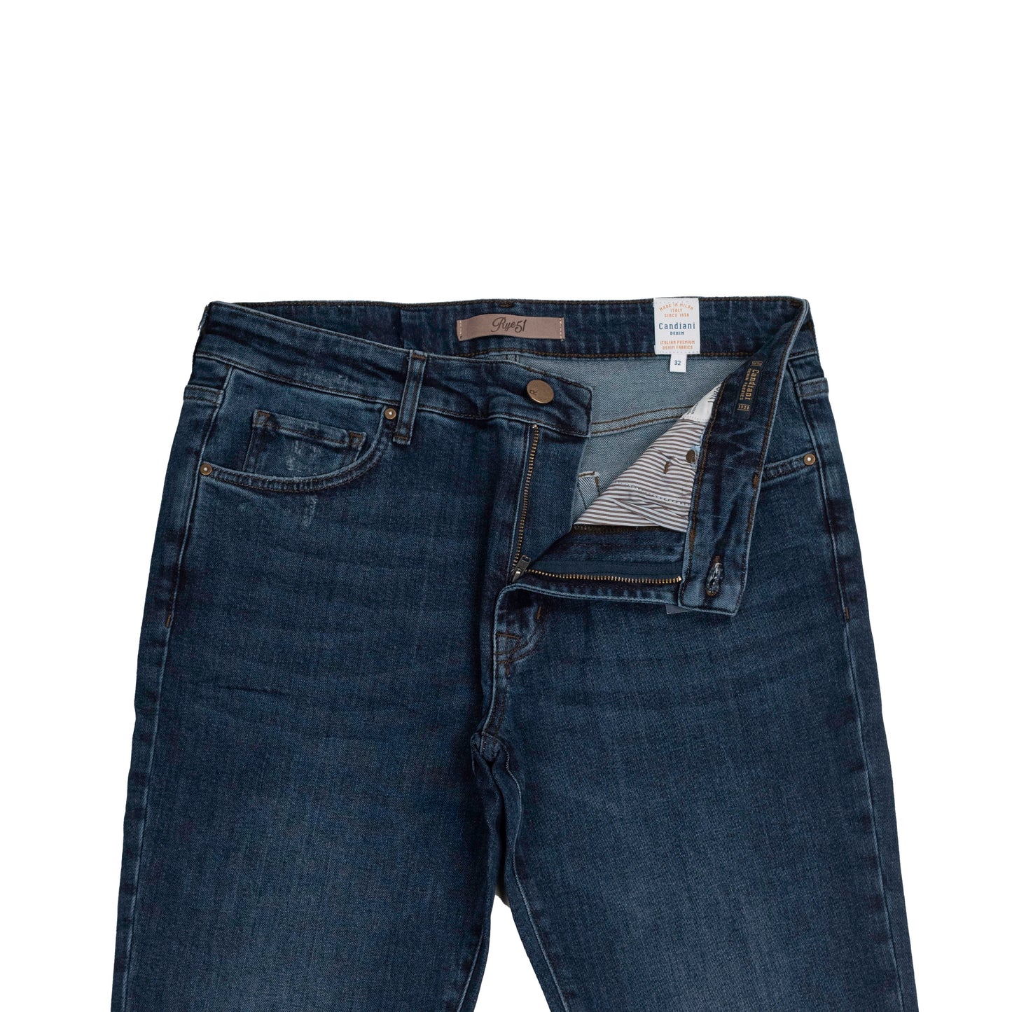 khakis brand stretch mid blue denim 5pkt