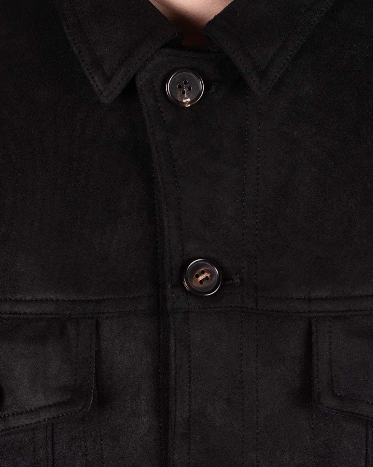 khakis brand micro suede trucker jacket