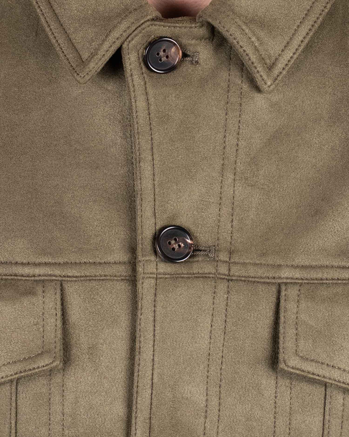 khakis brand micro suede trucker jacket