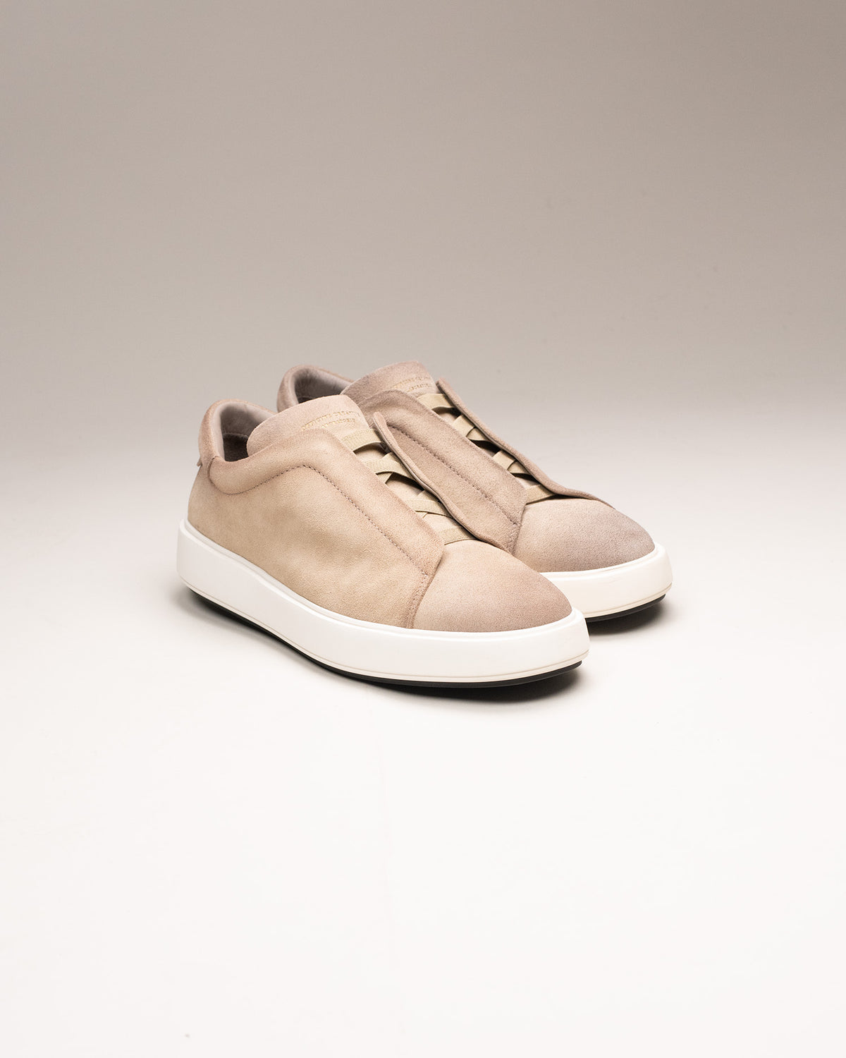 officine creative slouch suede sneakers