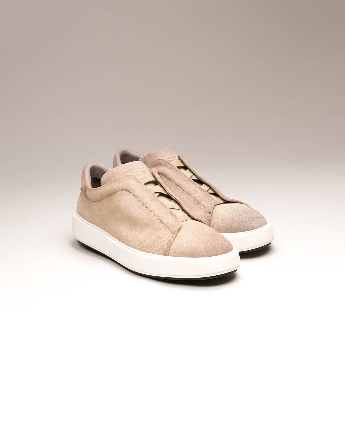 officine creative slouch suede sneakers