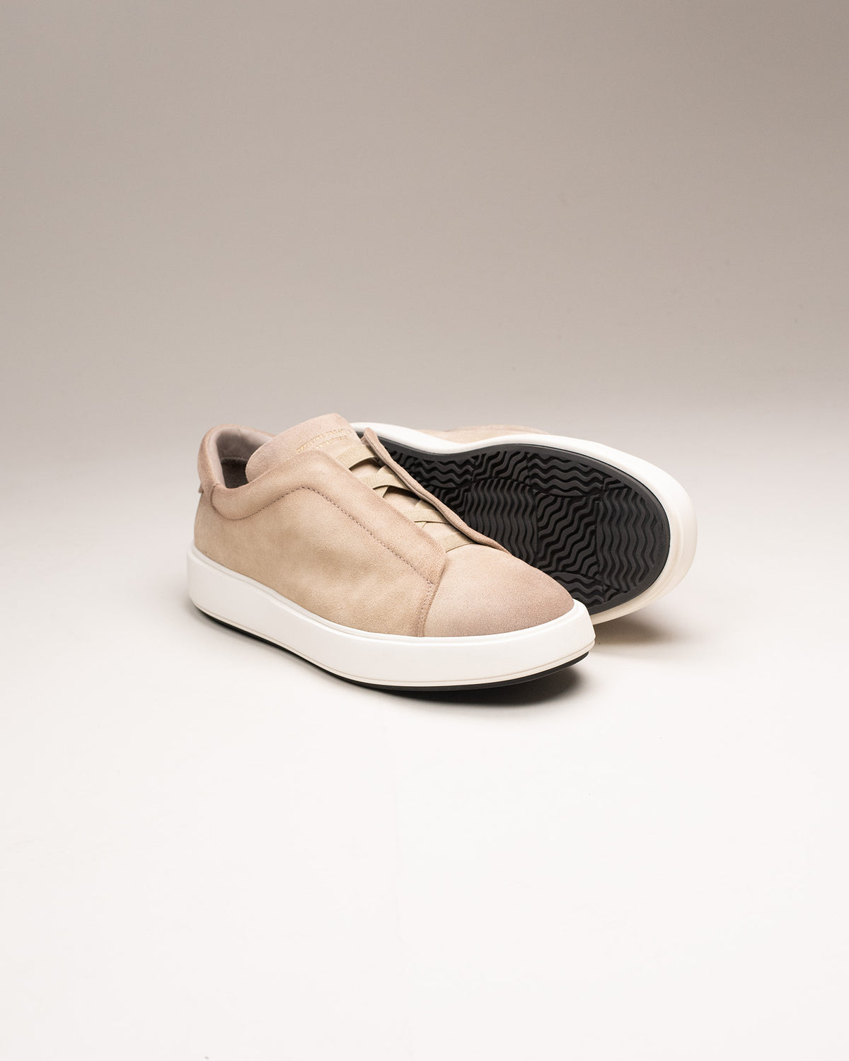 officine creative slouch suede sneakers