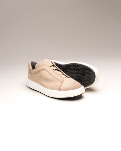 officine creative slouch suede sneakers