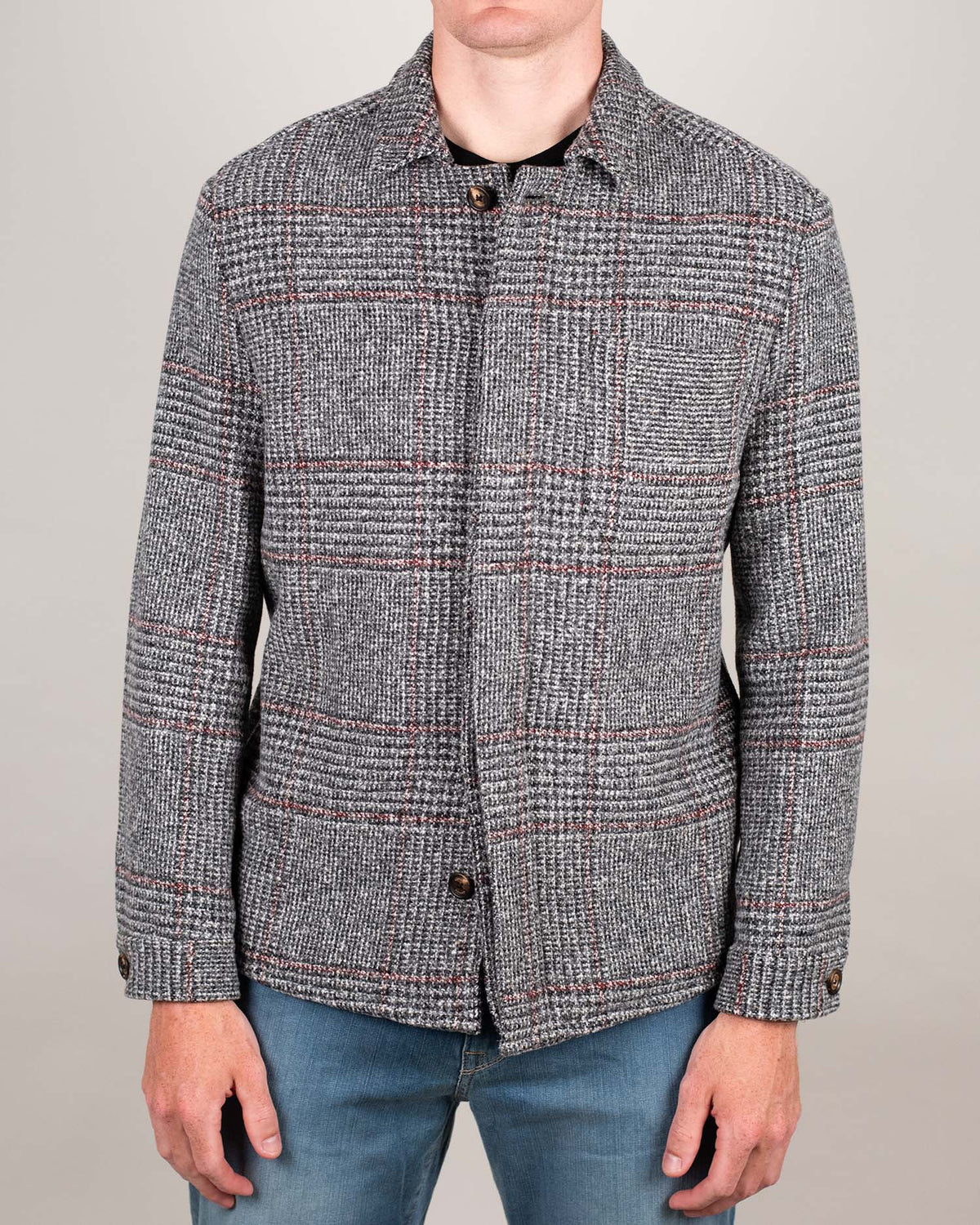 eleventy grey plaid jacket