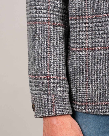eleventy grey plaid jacket