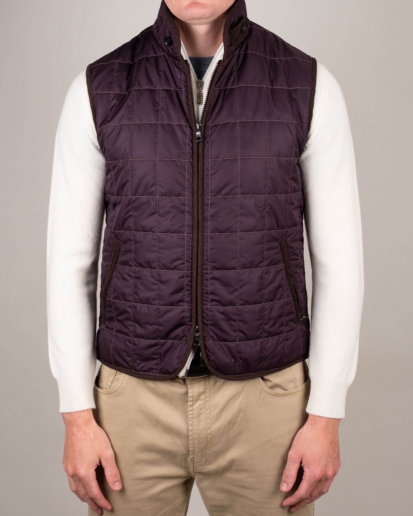 khakis brand quilt vest