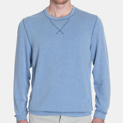 Toes on the Nose Super Soft L/S Crew in Pacific Blue